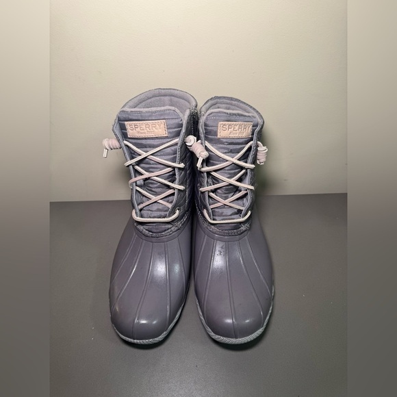 Women’s Sperry Saltwater Nylon Rain Winter Boots - Picture 2 of 6